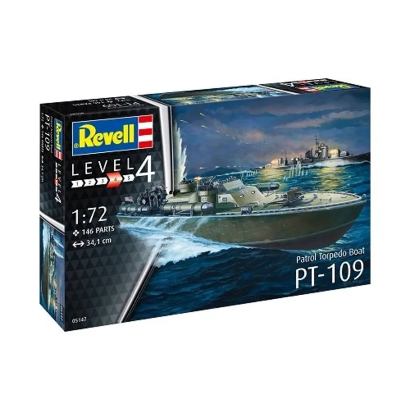 Barco Torpedeiro Patrol Torpedo Boat PT-109 05147 - REVELL ALEMA