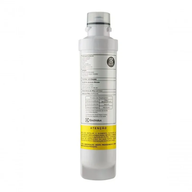 Filtro De água Refil Electrolux A01261 Original Pe11b - Pe11