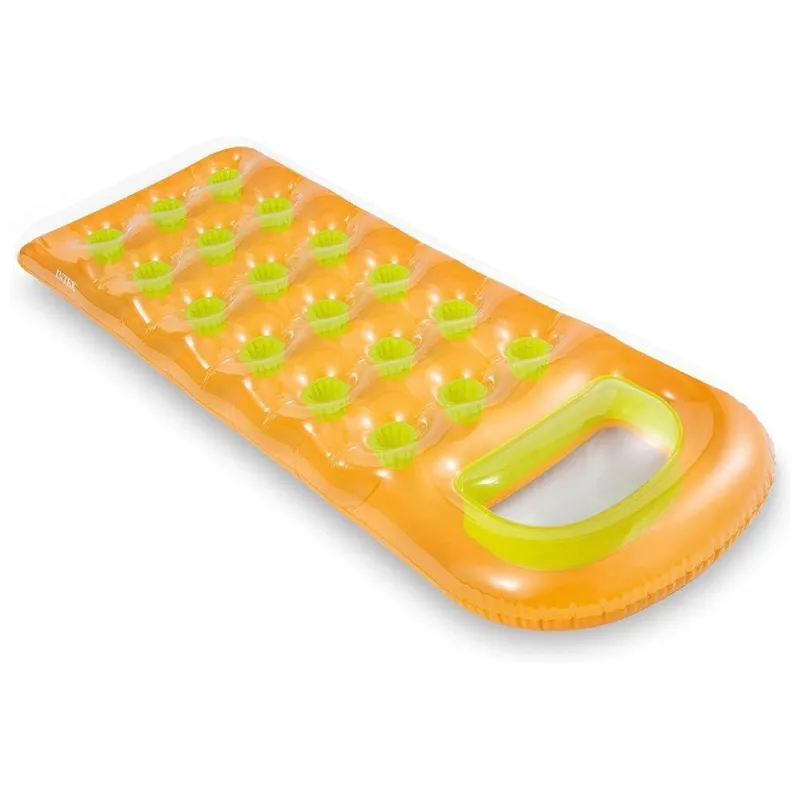 Colchão Bronzeador Inflável Copacabana Com Porta Copos Intex - Não Disponível - Esporte E Lazer