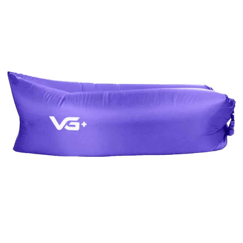 Sofá Puff Air Bag Inflável para Camping VG+ Roxo