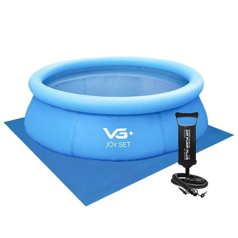 Piscina Inflável Joy Set 1000l Circular 183cm Com Bomba Forro Vg Plus - OUTRAS - Casa E Construção