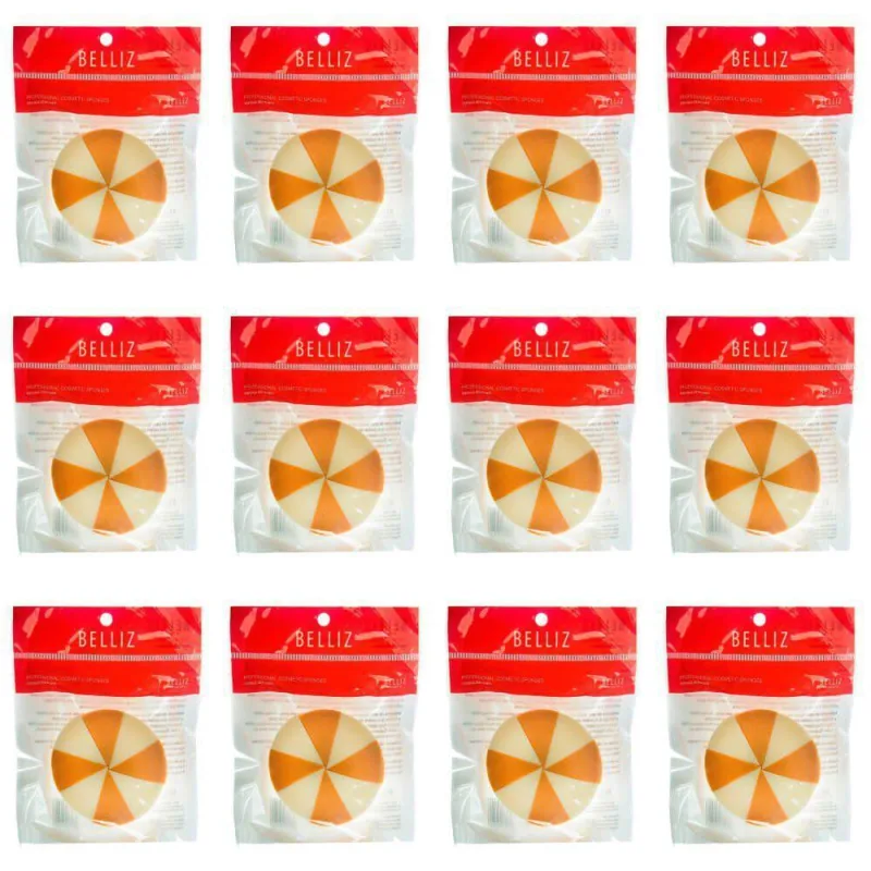 Belliz Esponja Designer (Kit C-12) - Não Informado - Higiene E Perfumaria