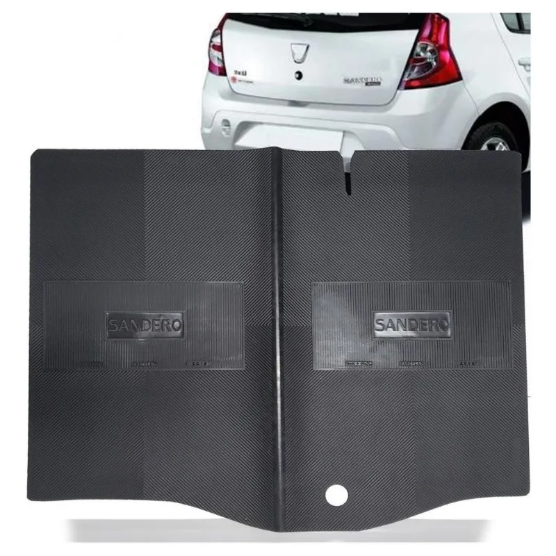 Tapete Porta Malas Reforçado Renault Sandero 2008 A 2017 Preto Especifico