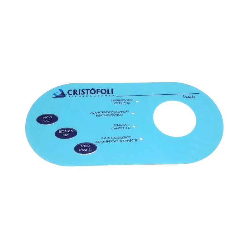 Teclado Membrana Autoclave 12/21L Cristófoli