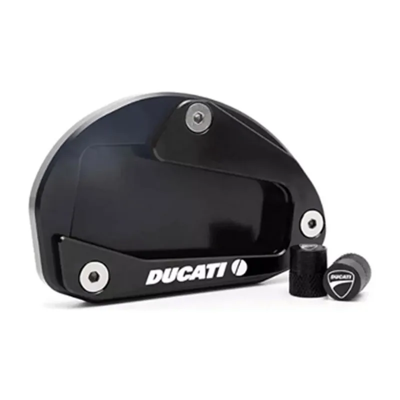 Base Ampliada Descanso Lateral Moto Ducati Scrambler Preto