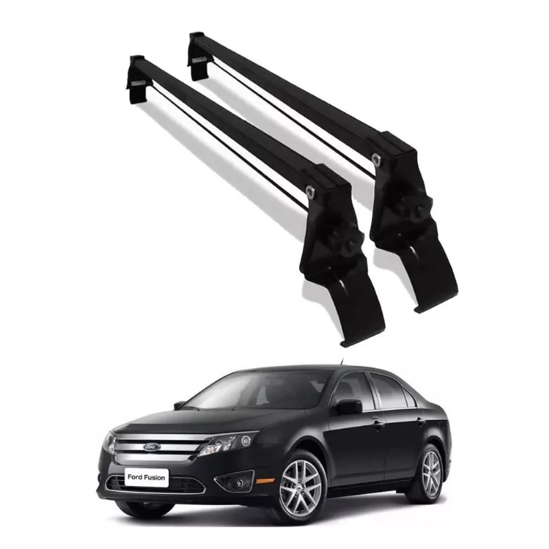 Rack Teto Ford Fusion 2006 A 2010 Fixado Entre Portas Preto