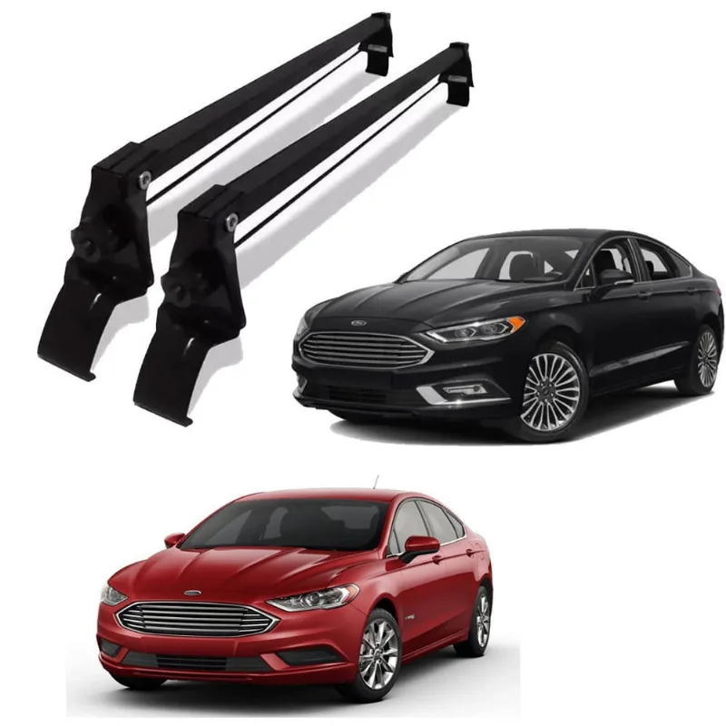 Rack Teto Ford Fusion 2013 A 2019 Fixado Entre Portas Preto