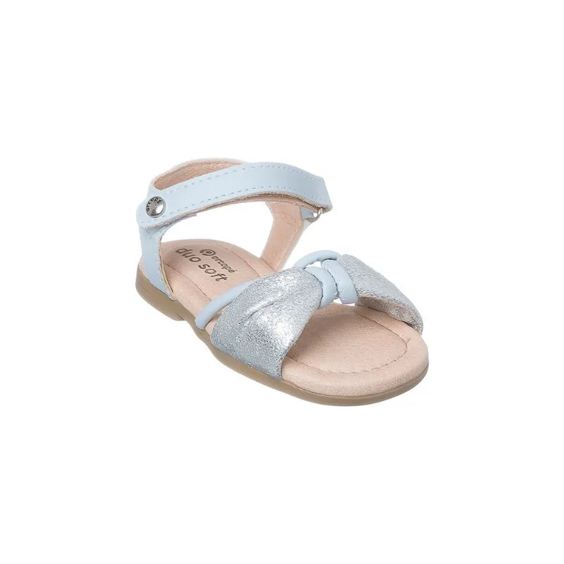 Sandália Rasteira Infantil Ortopé Sonho Comfy Azul Céu