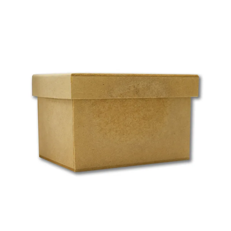 Caixa Tampa Sapato de mdf Madeira Crua - Tamanho: 10 x 14 x 09 cm
