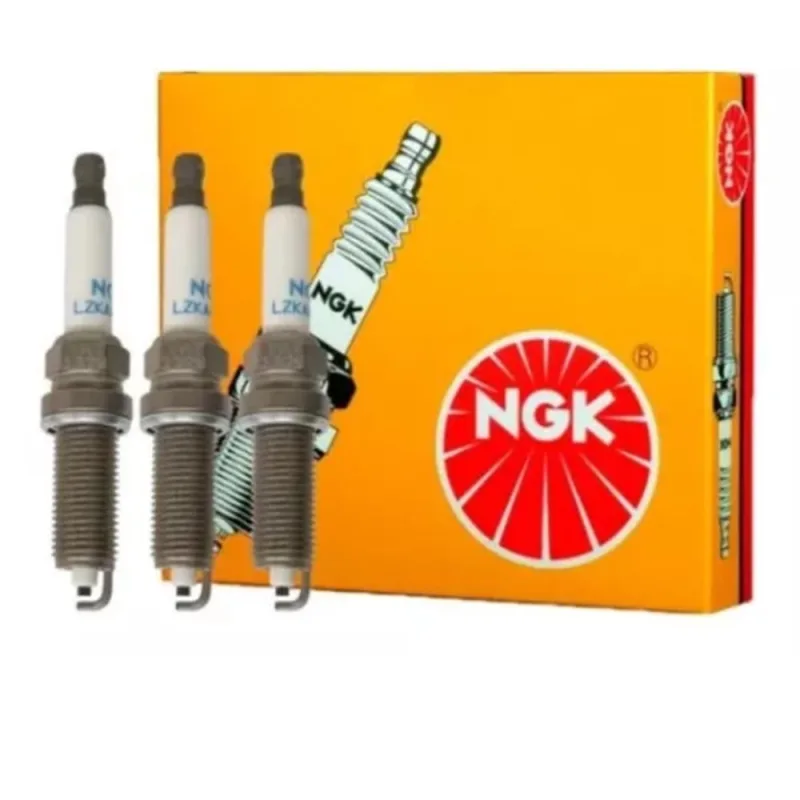 Jogo vela ignicao kwid logan sandero 1.0 12V LZKAR7AD - NGK