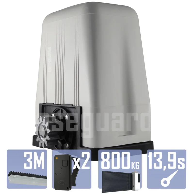 Kit Motor Eletrônico Deslizante Dz4 800kg Sk - Não Disponível - Construção E Ferramentas