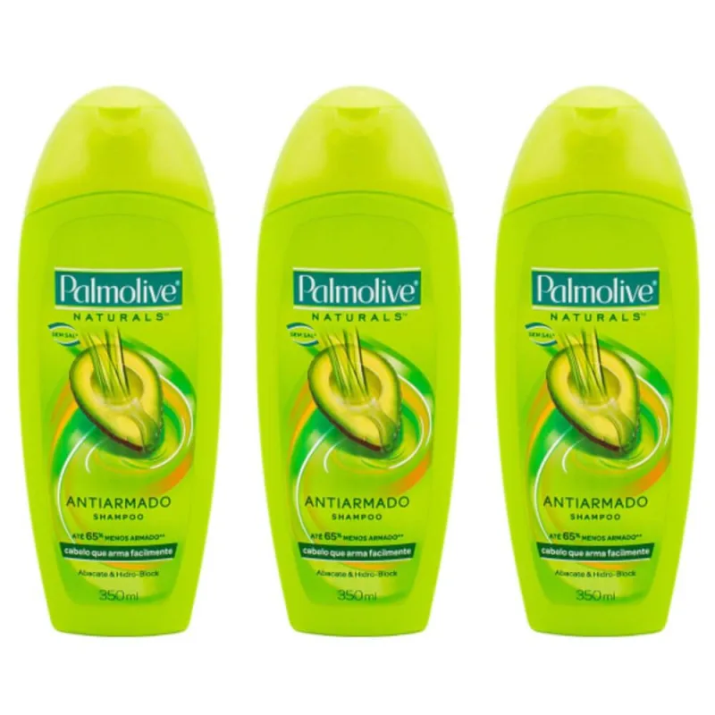 Palmolive Anti Armado Shampoo 350ml (Kit C/03) - Não Informado - Higiene E Perfumaria