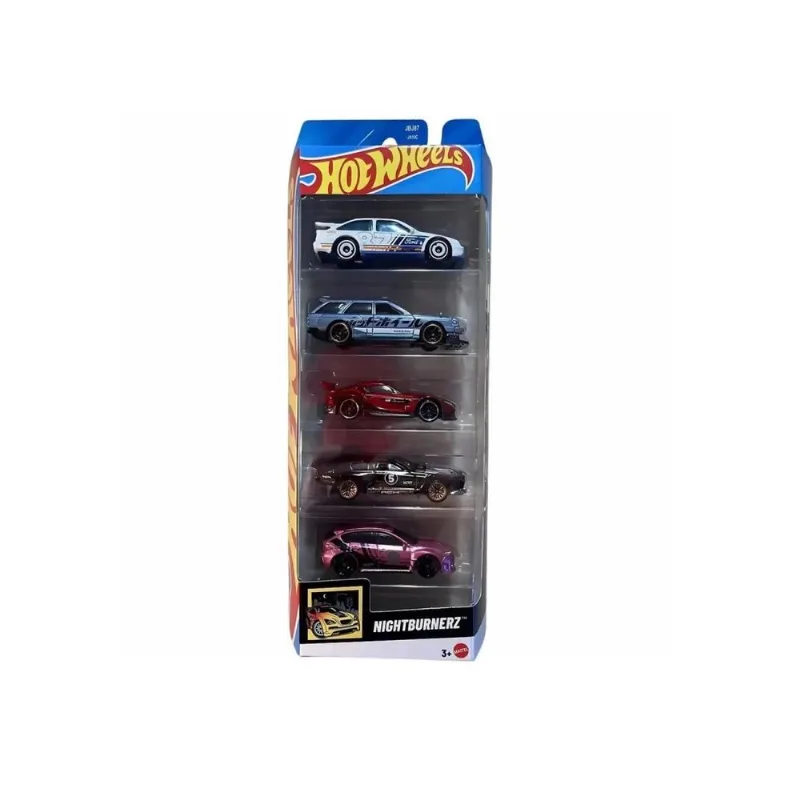 Hot Wheels Nightburnerz Conjunto Com 5 | Mattel