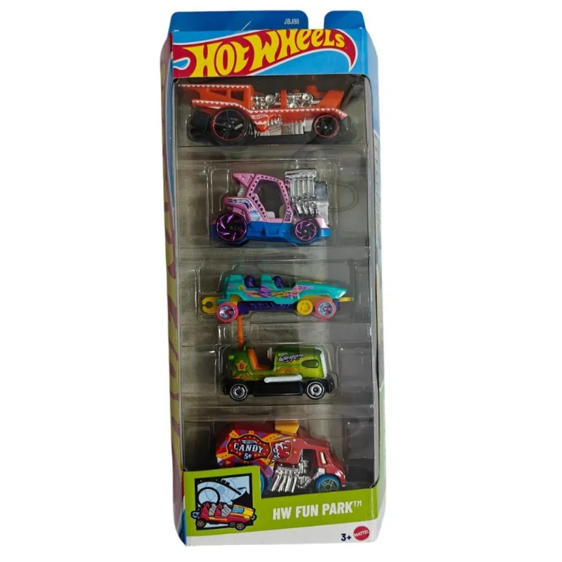 Hot Wheels Hw Fun Park Conjunto Com 5 | Mattel