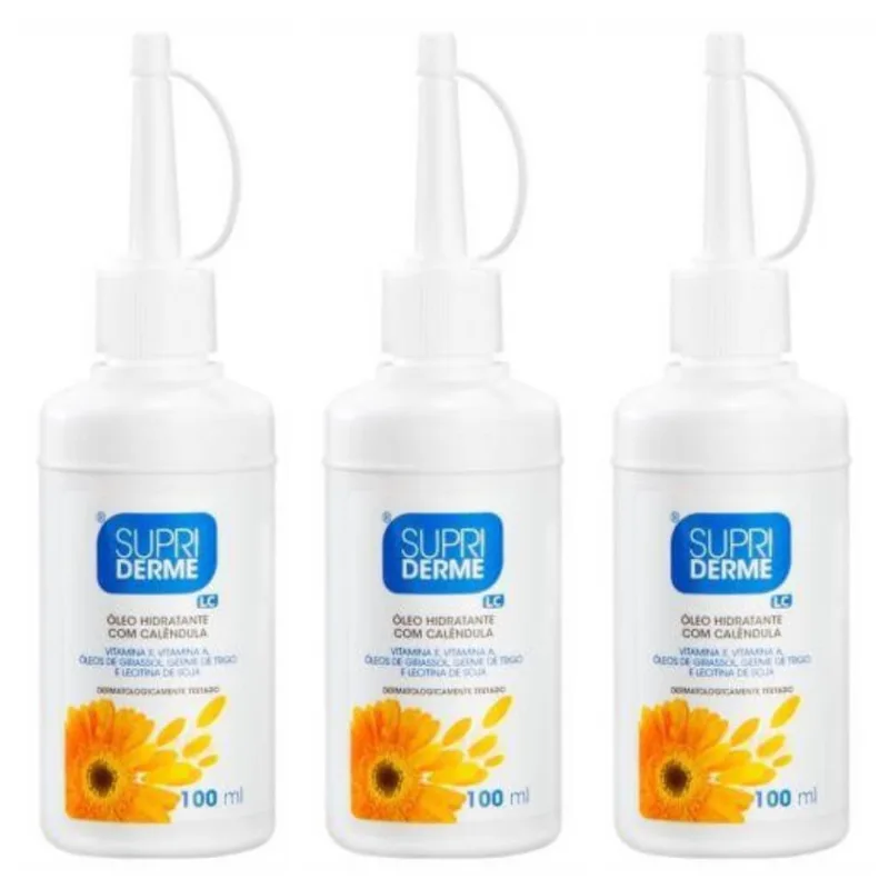 Supriderme Complexo Hidratante Almotolia 100ml (Kit C/03)