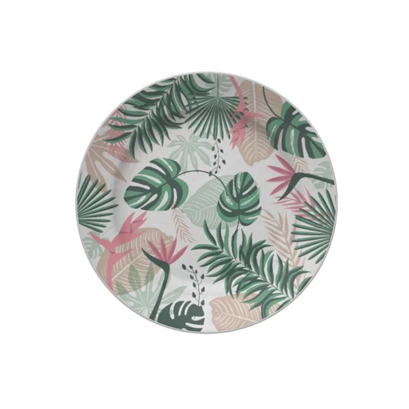 Prato para Sobremesa em Porcelana Floresta Urbana