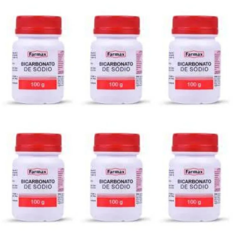Farmax Bicarbonato De SODio 100g (Kit C-06) - Não Informado - Mercearia