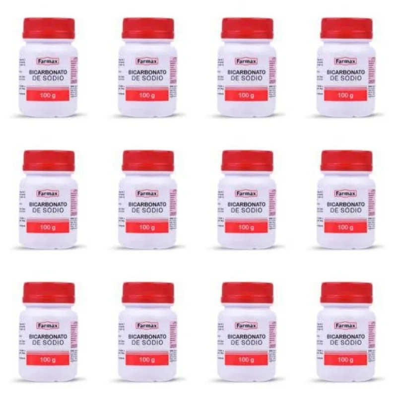 Farmax Bicarbonato De SODio 100g (Kit C-12) - Não Informado - Mercearia