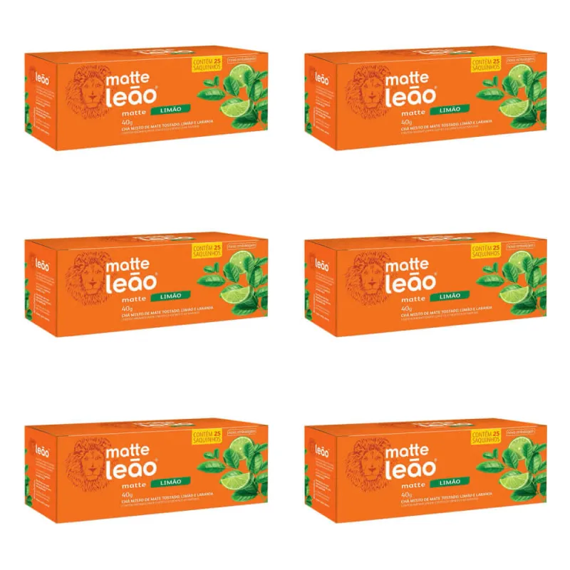LeÃO LimÃO ChÁ C/25 (Kit C/06) - Não Informado - Mercearia