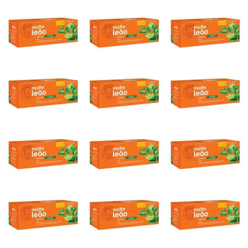 LeÃO LimÃO ChÁ C/25 (Kit C/12) - Não Informado - Mercearia