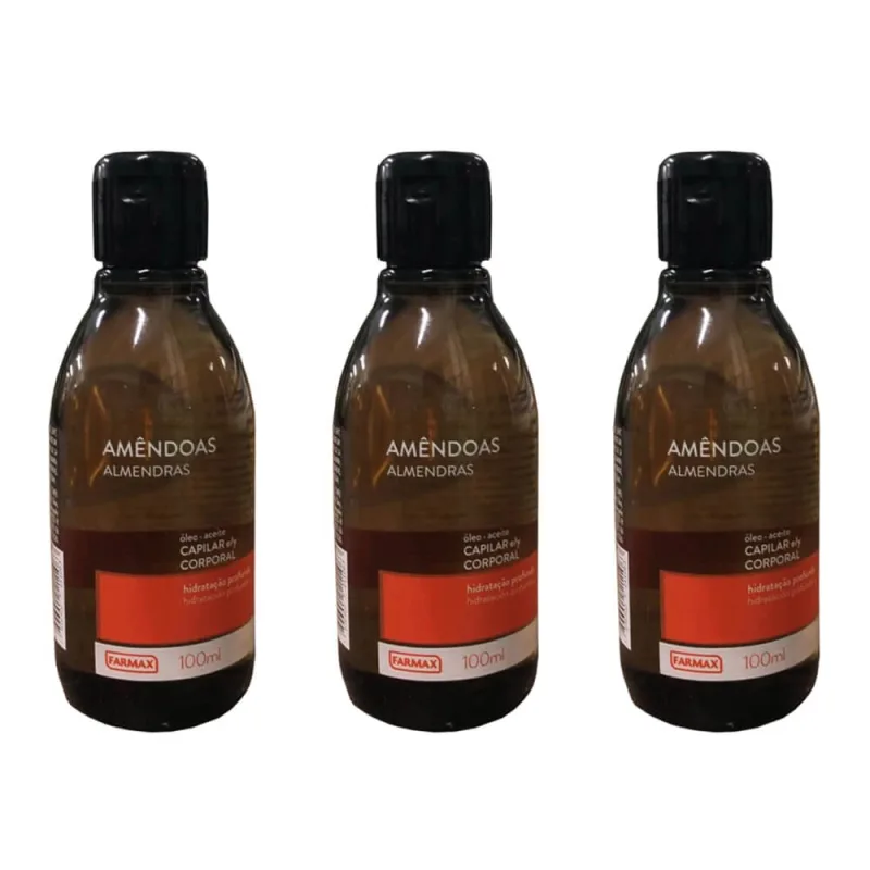 Farmax Oleo De Amendoas Spray 100ml (kit C-03) - Não Informado - Higiene E Perfumaria
