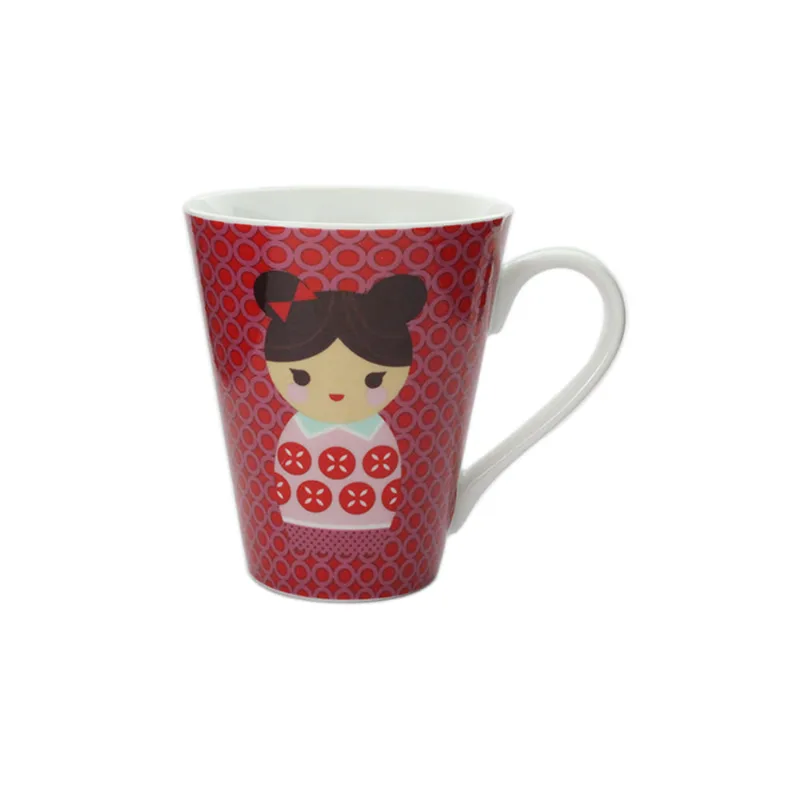 Caneca em porcelana Casambiente Gift Bonecas GIFT007/6