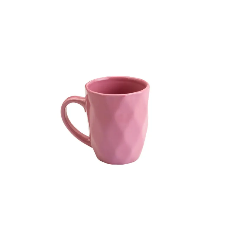 Caneca em porcelana Lyor Diamond 325ml rosa
