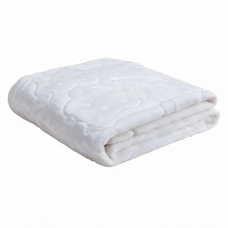 Cobertor de Bebê 100% Poliéster Alto Relevo Yoyo - Zoo Off White
