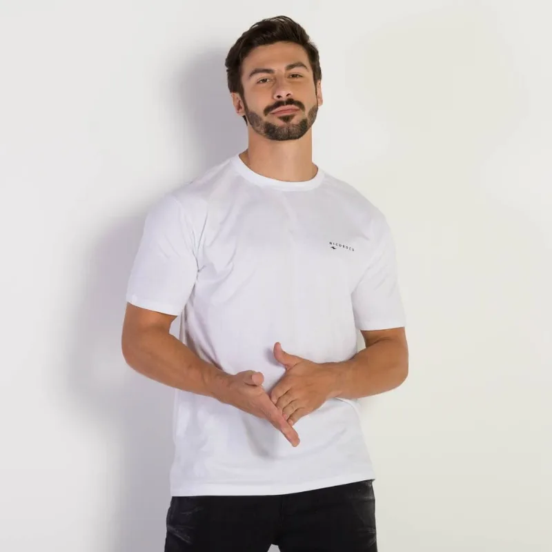 Camiseta Masculino Básico Nicoboco Branco