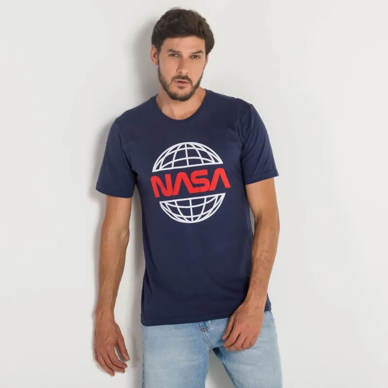 Camiseta Nasa Masculina BandUP Escuro