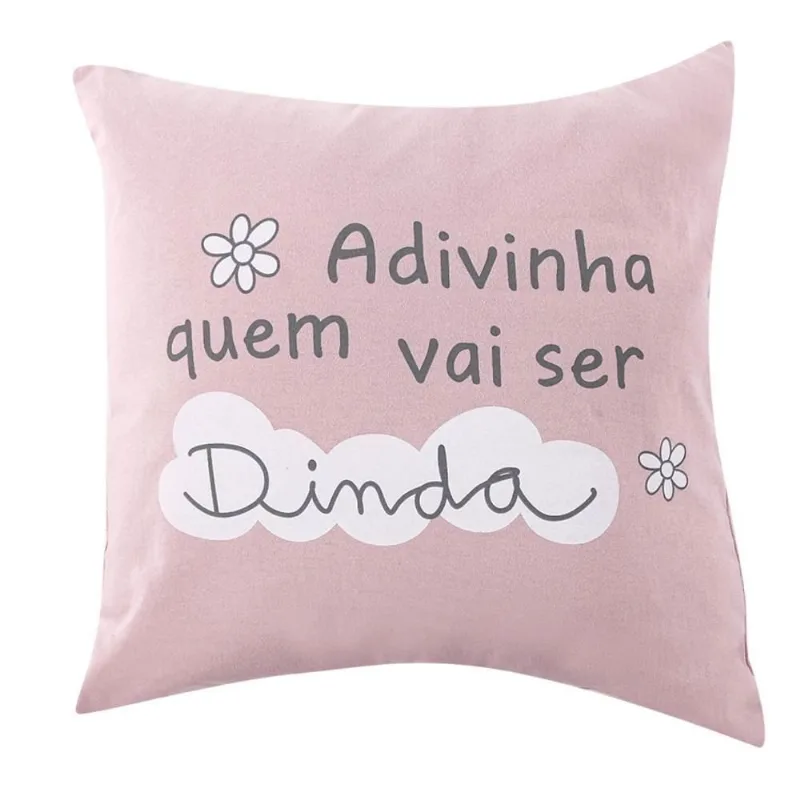 Almofadas Funny 35X35cm Havan Baby - Rosa Dinda