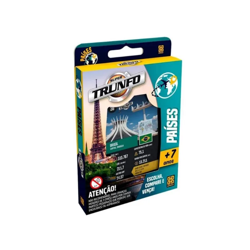 Super Trunfo Países - Grow 01403