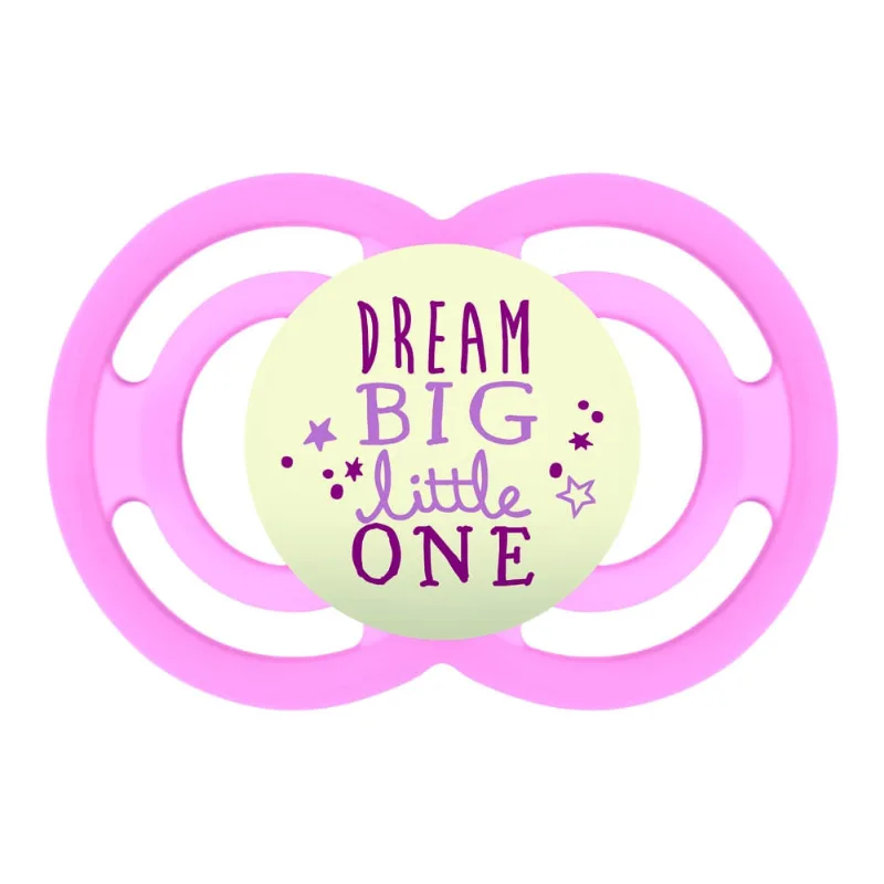 Chupeta Mam Perfect Night 6+ Meses - Embalagem Dupla Rosa