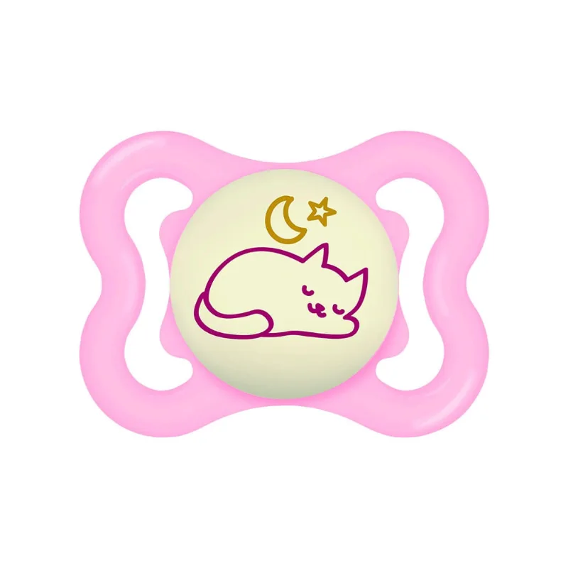 Chupeta Mam Supreme Night 0-6 Meses Embalagem Unitária Rosa CH91212