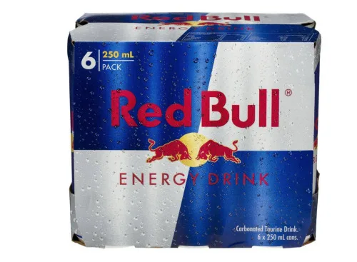 Bebida Energetica Pack Com 6 Unidades De 250ml Red Bull - RED BULL