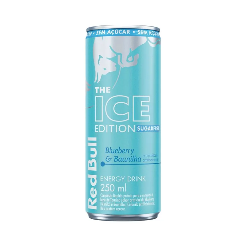 Energético Red Bull Sem Açúcar Blueberry Baunilha lata 250ml