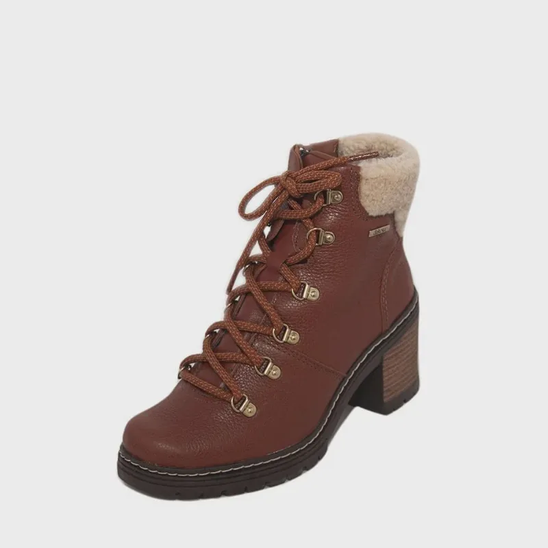 Bota Feminina Dakota Coturno ref: G-5722 couro com pelo