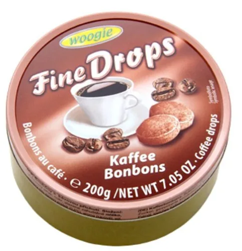 WOOGIE FINE DROPS COFFEE CANDIES 200G - WOOGIE