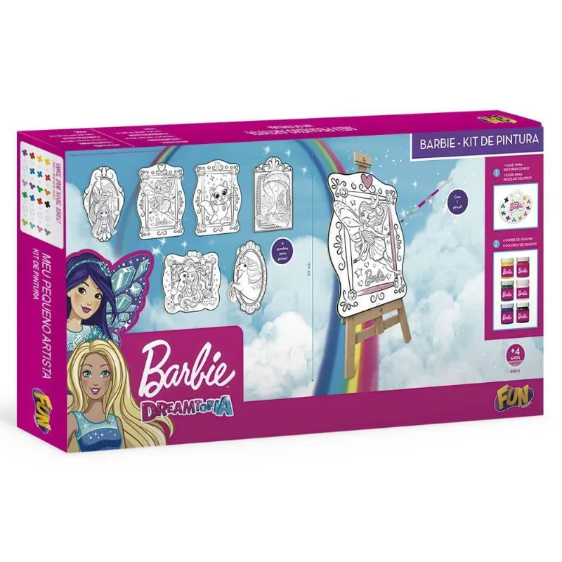 Kit de Pintura Barbie - Barao 8420-6