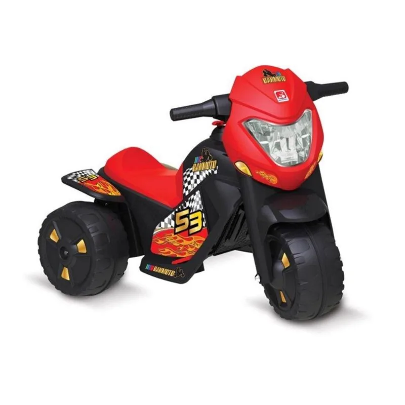 Banmoto Preta 6V Moto Elétrica - Bandeirantes 2592