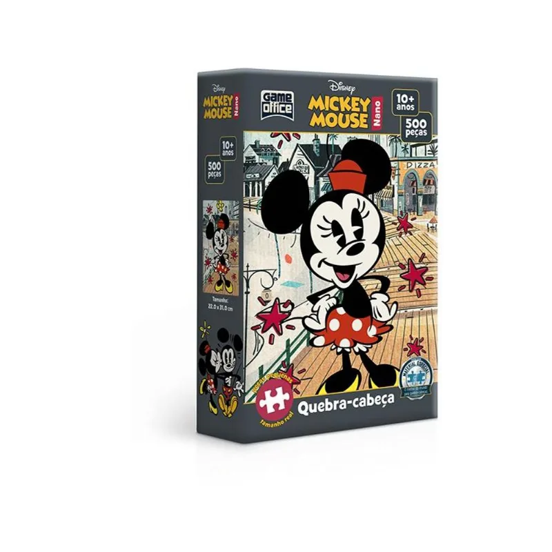 Quebra-Cabeça 500 Peças Nano Minnie - Toyster 2724