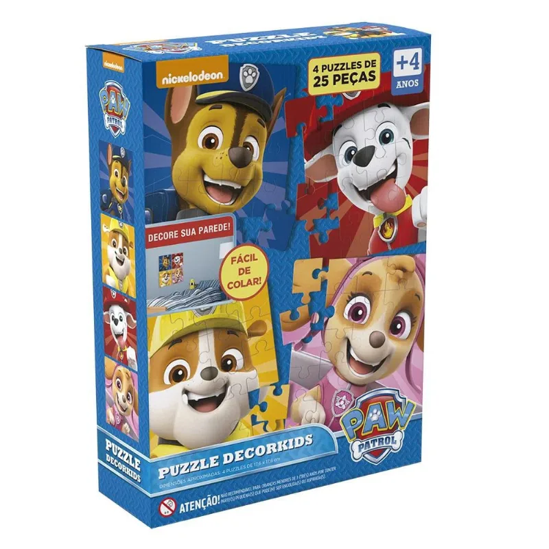 Decorkids Puzzle Patrulha Canina - Grow 03944
