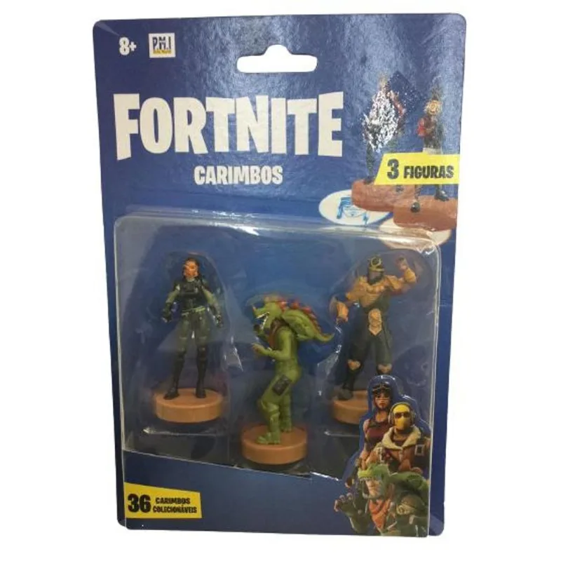 T-Rex Carimbos 3 Peças Fortnite - Sunny 002063