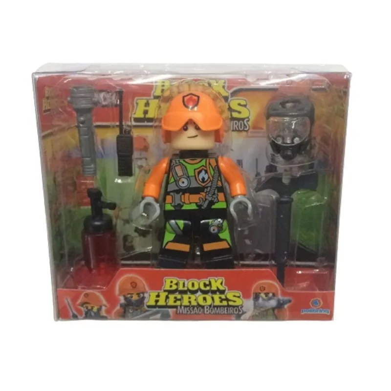 Rick Block Heroes Missao Bombeiros - Polibrinq BL595