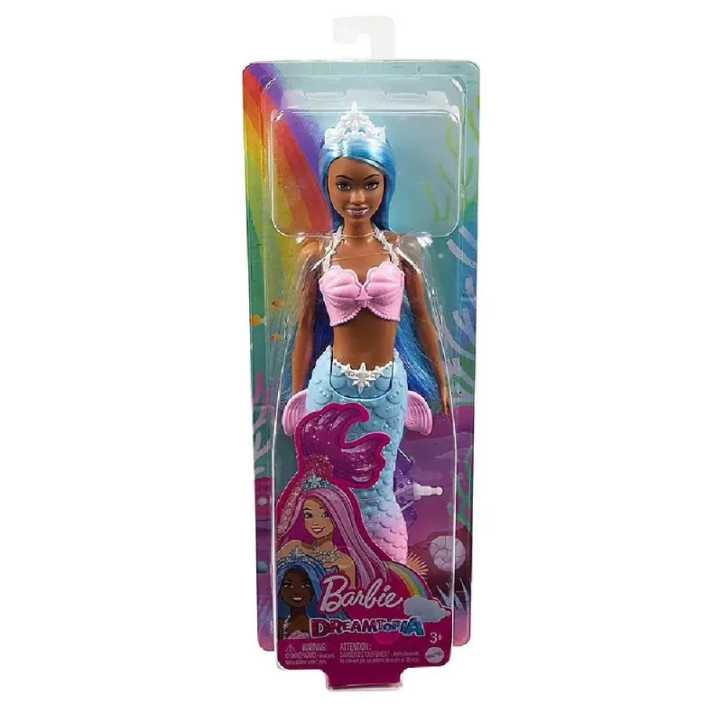 Azul Calda Sereia Barbie Dreamtopia - Mattel HGR08-HGR12