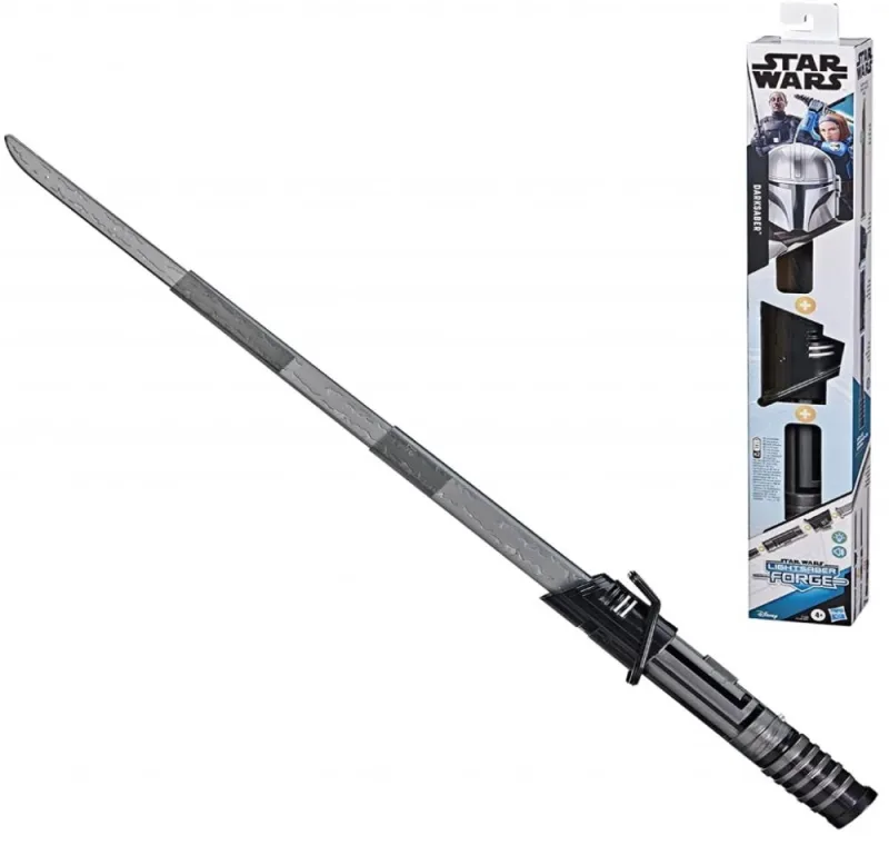 Darksaber Sabre De Luz Eletrônico Star Wars Forge - Hasbro - Noy Brinquedos - Fantasias