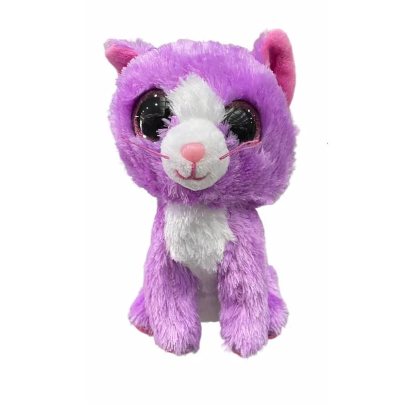 Gatinho Lilas De Pelúcia Olhinhos - ap Toys TW-185
