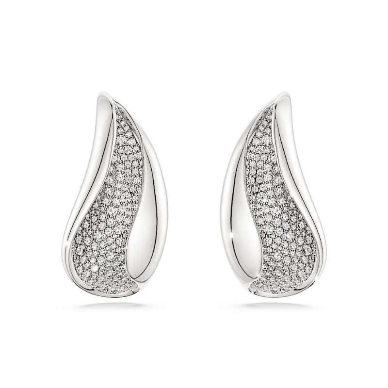 Brincos de mola Swarovski Classica