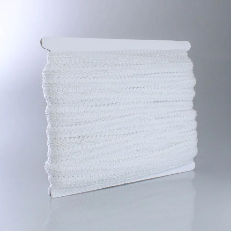 PASSAMANARIA TRANÇADO 13MM EM POLIESTER COM 45 METROS 209 - Branco Z9