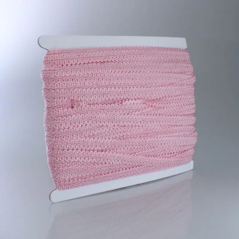 PASSAMANARIA TRANÇADO 13MM EM POLIESTER COM 45 METROS 337 - Rosa